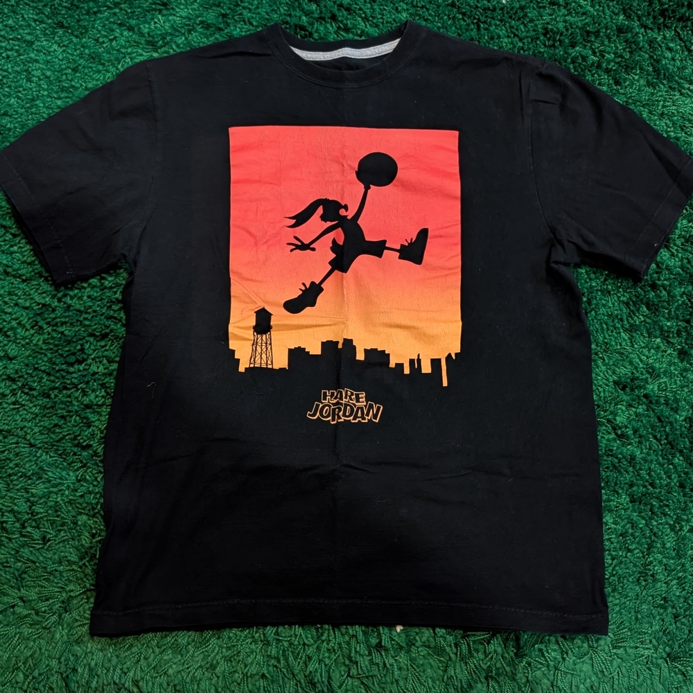 Hare Jordan Bugs Bunny Tee Black